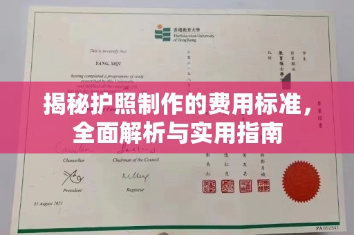鄯善揭秘护照制作的费用标准，全面解析与实用指南