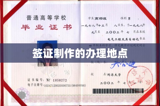 鄯善签证制作的办理地点