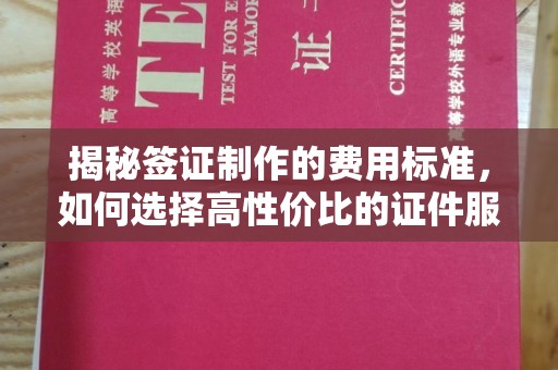 鄯善揭秘签证制作的费用标准，如何选择高性价比的证件服务