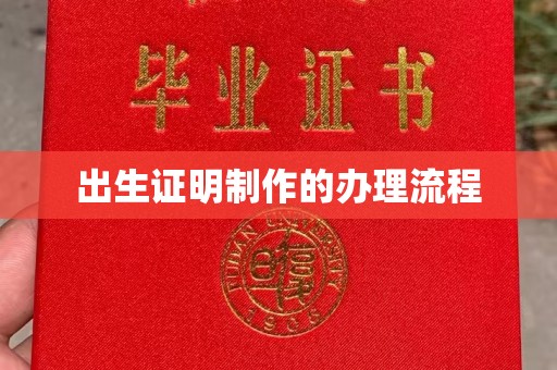 鄯善出生证明制作的办理流程
