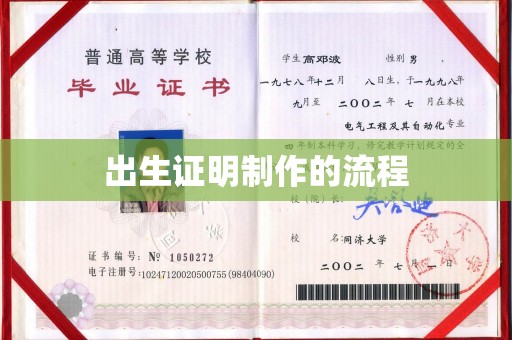 鄯善出生证明制作的流程