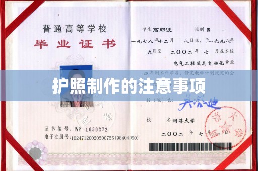 鄯善护照制作的注意事项